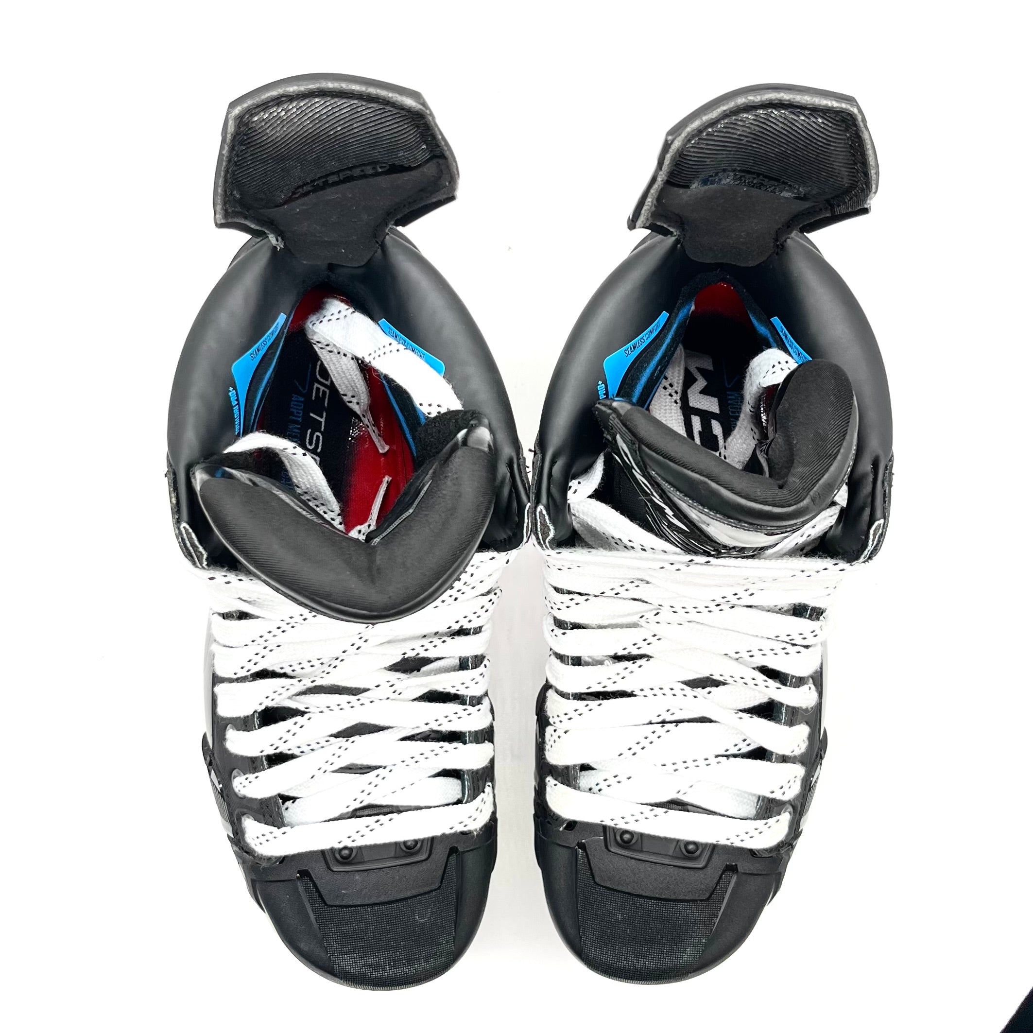 CCM Jetspeed FT6 Pro – Patins de hockey Pro Stock – Taille 9D (rouge)